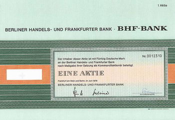Berliner Handels- und Frankfurter Bank
