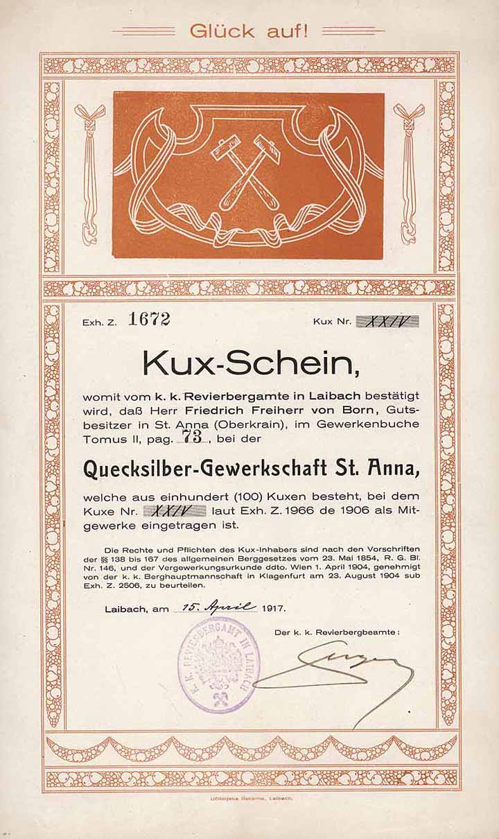 Quecksilber-Gewerkschaft St. Anna