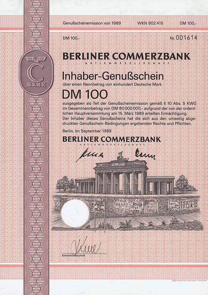 Berliner Commerzbank AG