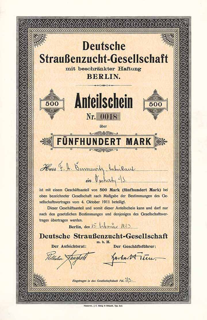 Deutsche Straußenzucht-Gesellschaft mbH
