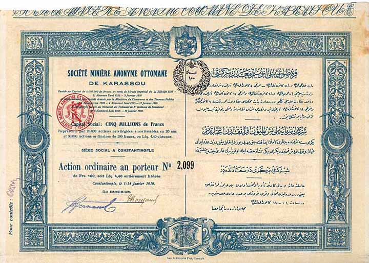 Société Minière Anonyme Ottomane de Karassou
