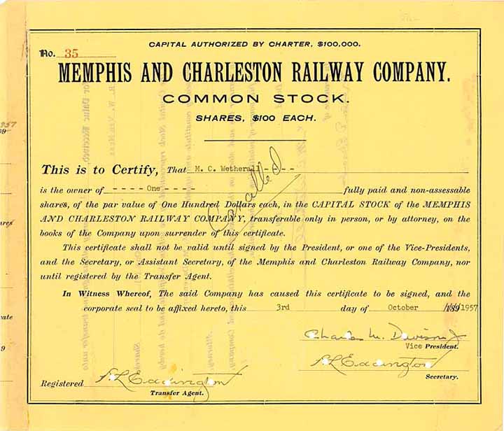 Memphis & Charleston Railway