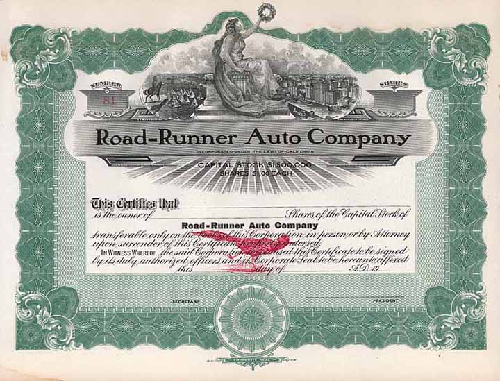 Road-Runner Auto Co.