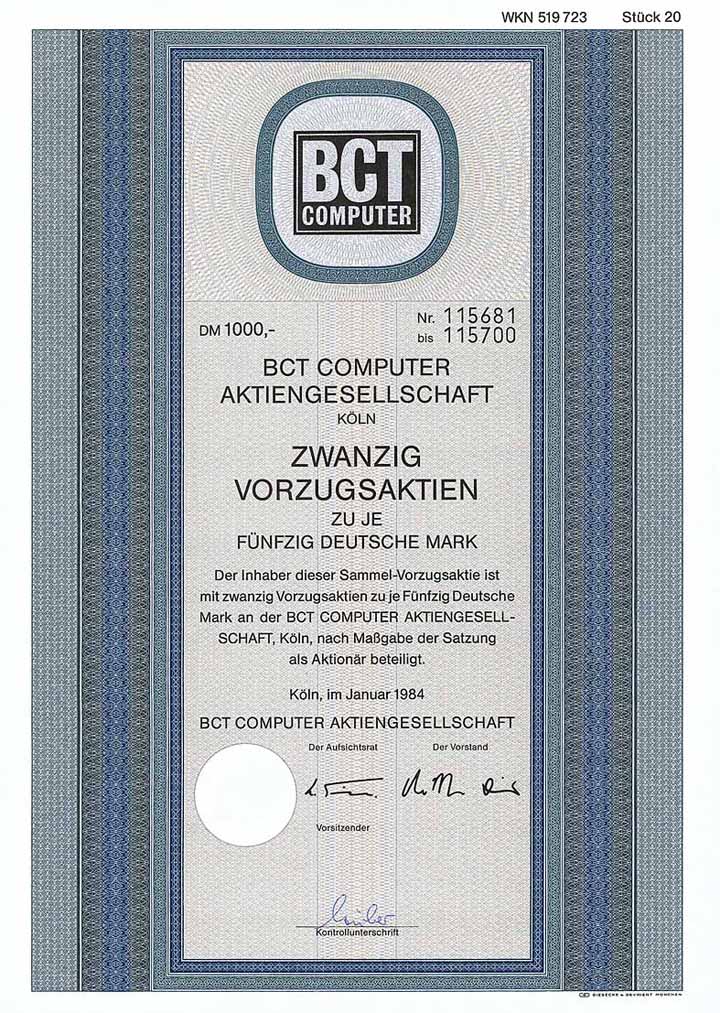 BCT Computer AG