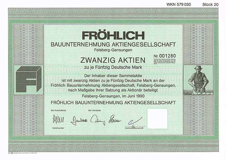 Fröhlich Bauunternehmung AG