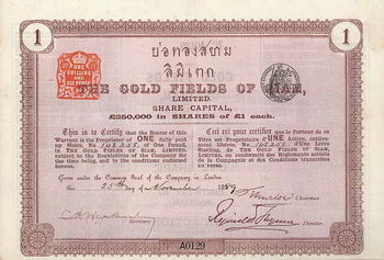 Gold Fields of Siam Ltd.