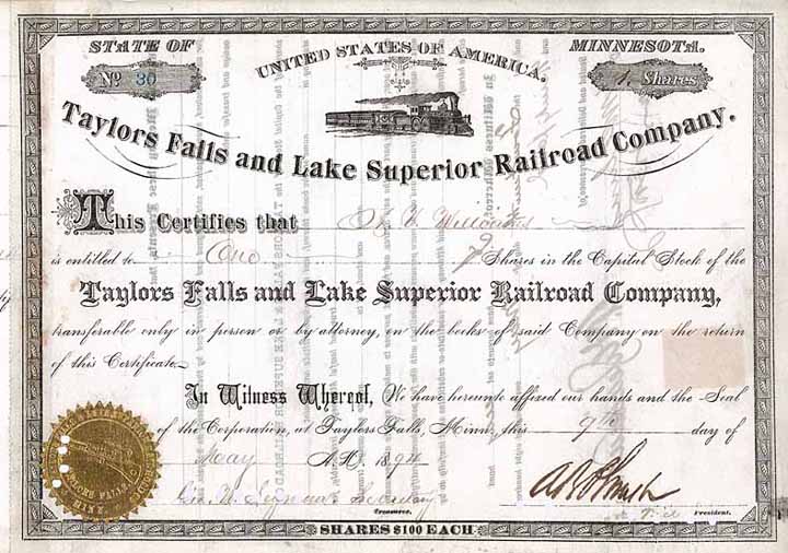 Taylors Falls and Lake Superior Railroad