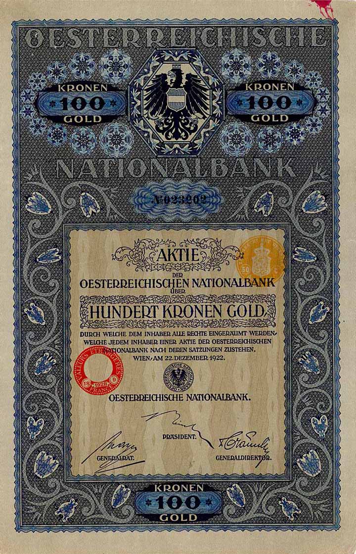 Oesterreichische Nationalbank