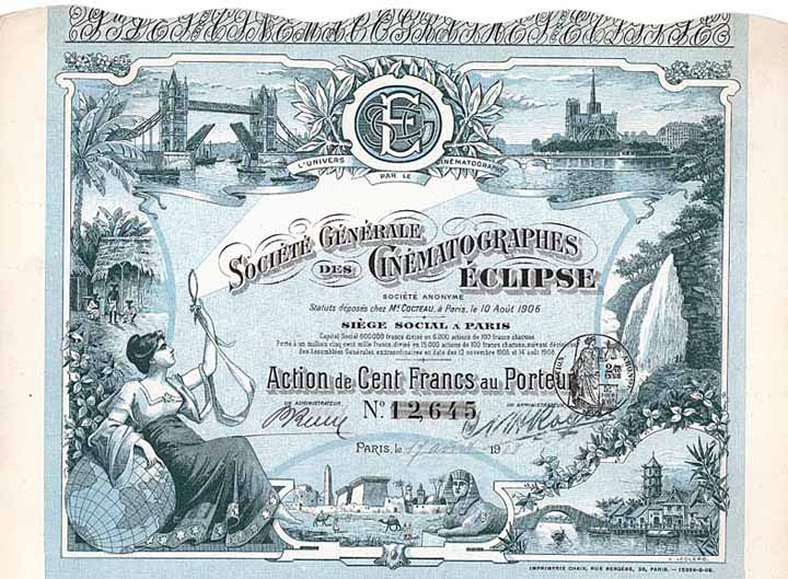 Soc. Gén. des Cinématographes Éclipse S.A.