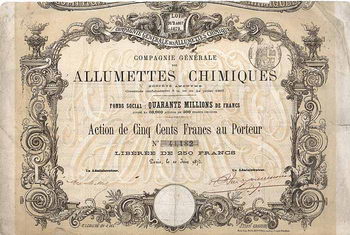 Cie. Gen. des Allumettes Chimiques S.A.