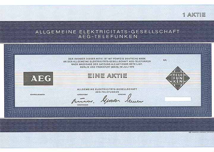 Allgemeine Elektricitäts-Gesellschaft AEG-Telefunken