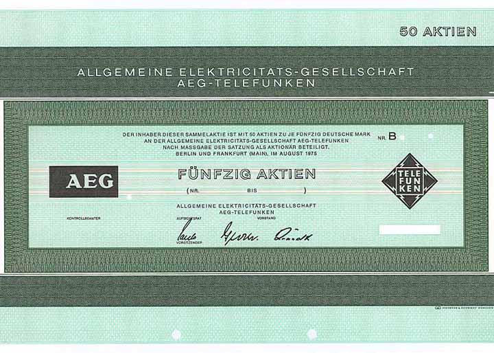 Allgemeine Elektricitäts-Gesellschaft AEG-Telefunken