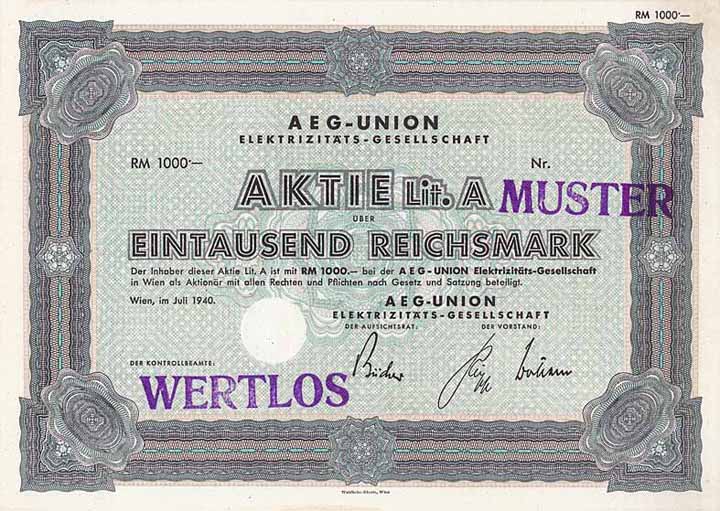 A.E.G.-Union-Elektrizitäts-Gesellschaft