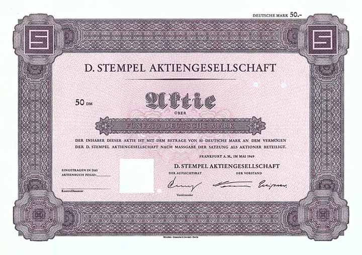 D. Stempel AG