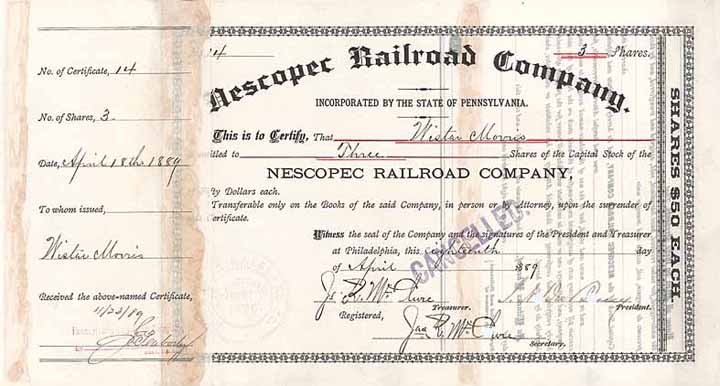 Nescopec Railroad