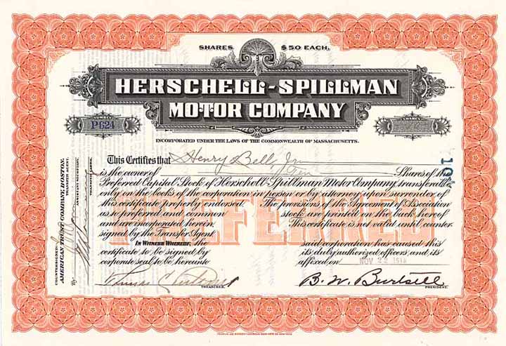 Herschell-Spillman Motor