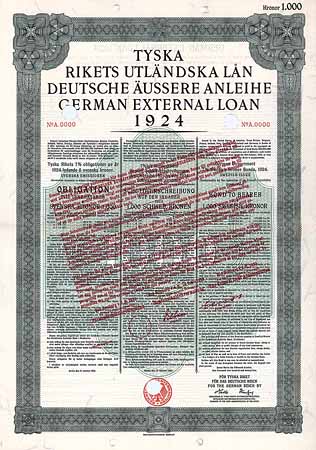 Deutsche Äussere Anleihe 1924