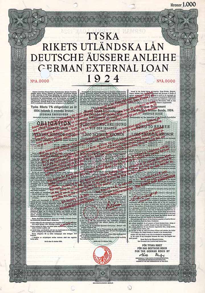 Deutsche Äussere Anleihe 1924