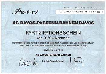 AG Drahtseilbahn Davos-Parsenn