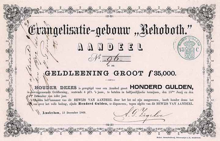 Evangelisatie-gebouw “Rehoboth”