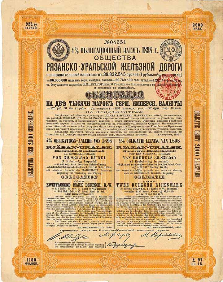 Rjäsan-Uralsk Eisenbahn-Gesellschaft