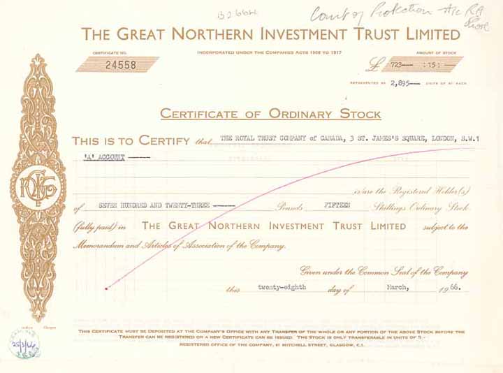 Great Nothern Investment Trust Ltd.