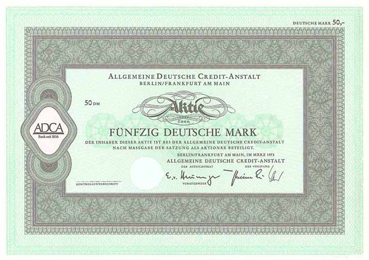 Allgemeine Deutsche Credit-Anstalt