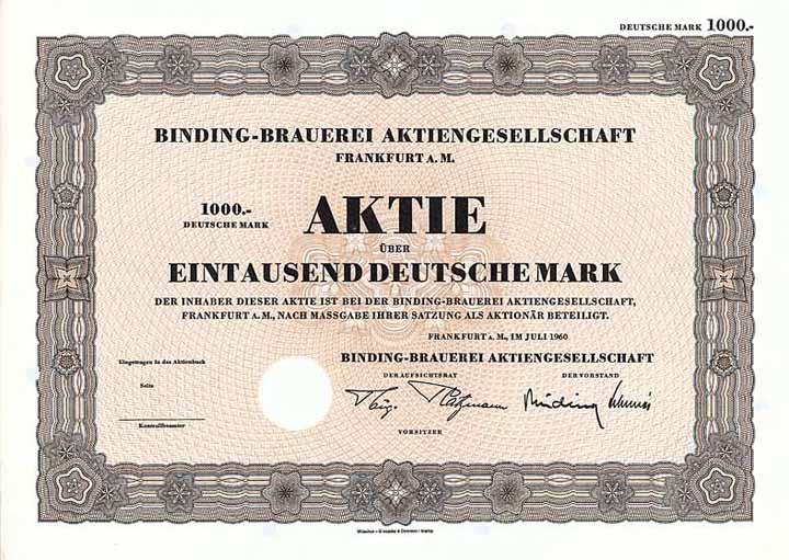 Binding-Brauerei AG