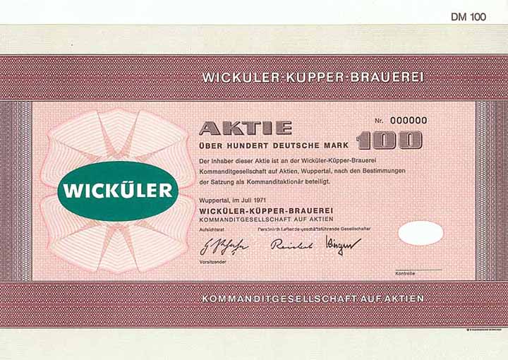 Wicküler-Küpper-Brauerei KGaA