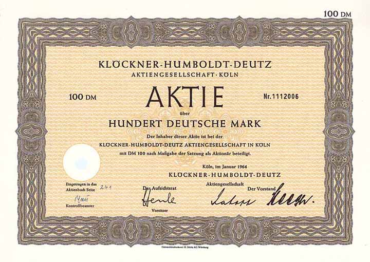 Klöckner-Humboldt-Deutz AG