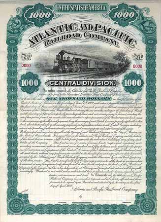 Atlantic & Pacific Railroad Co. (Central Division)