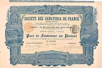 Soc. des Sanatoria de France S.A.