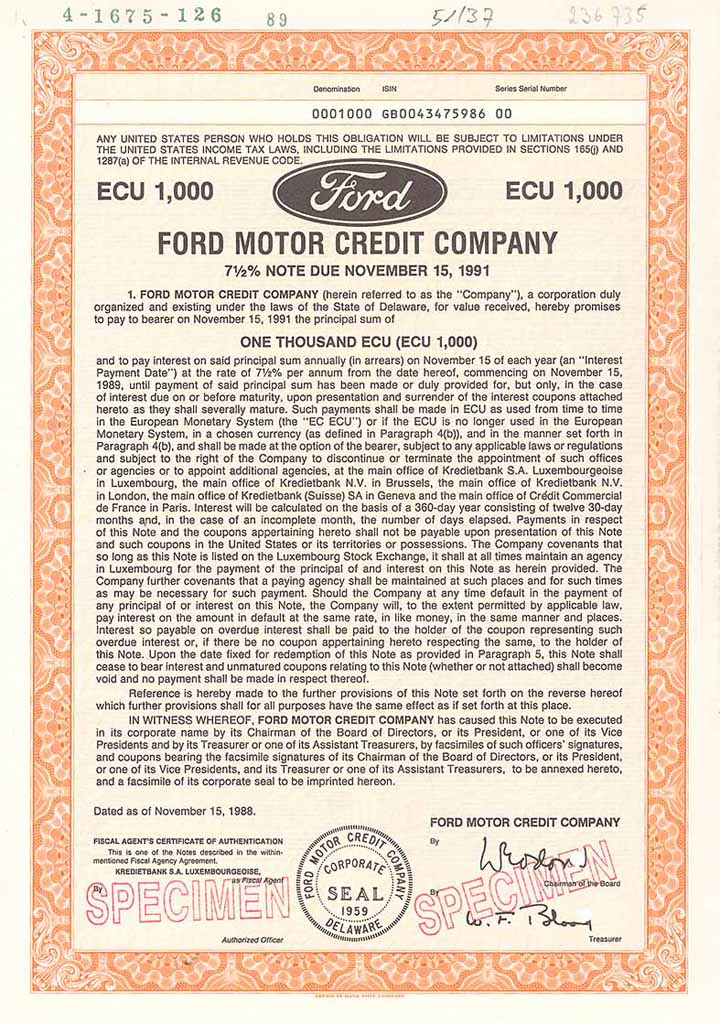 Ford Motor Credit Co.