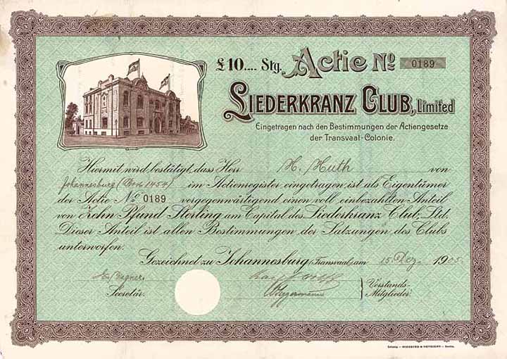 Liederkranz Club, Ltd.