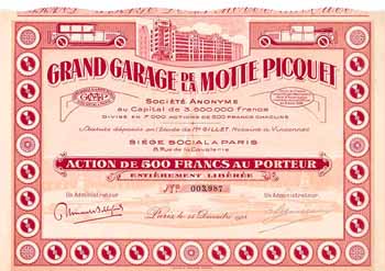 Grand Garage de la Motte Picquet S.A.