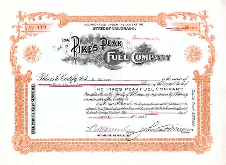 Pike’s Peak Fuel Co.