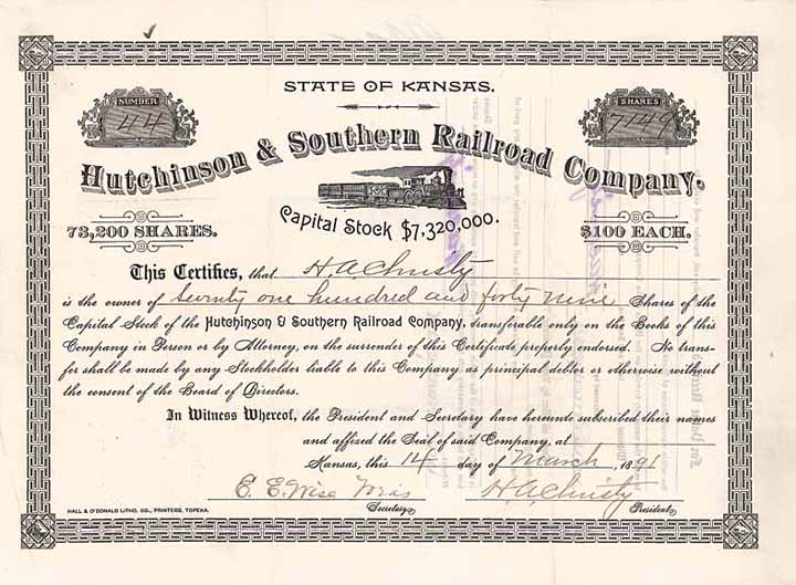 Hutchinson & Southern Railroad