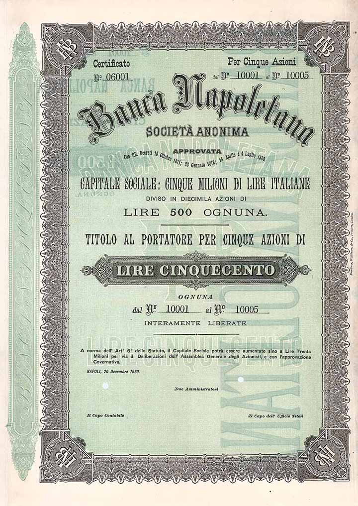 Banca Napoletana S.A.