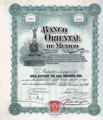 Banco Oriental de Mexicano S.A.