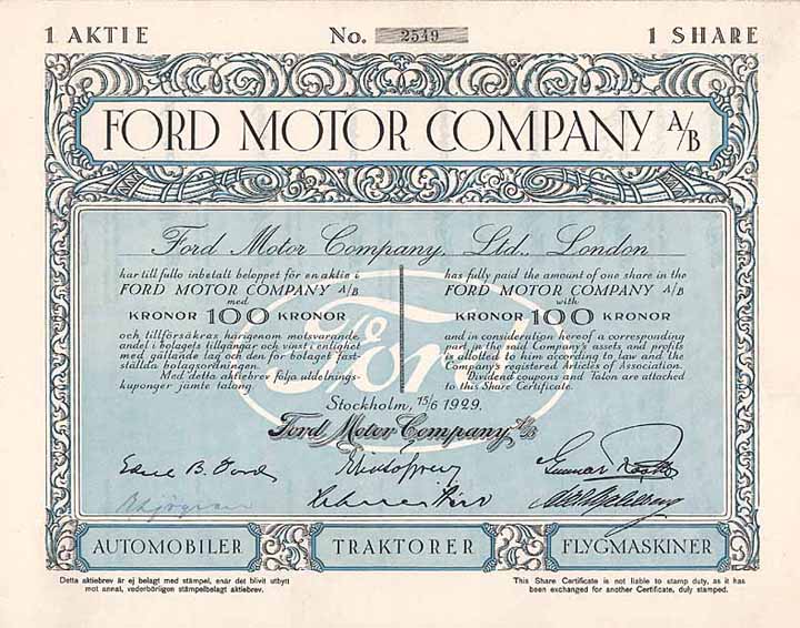 Ford Motor Company AB