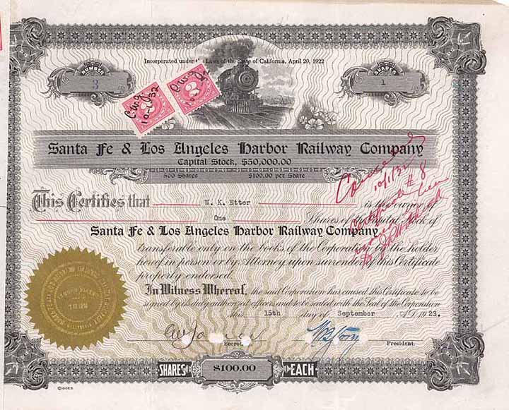 Santa Fe & Los Angeles Harbor Railway
