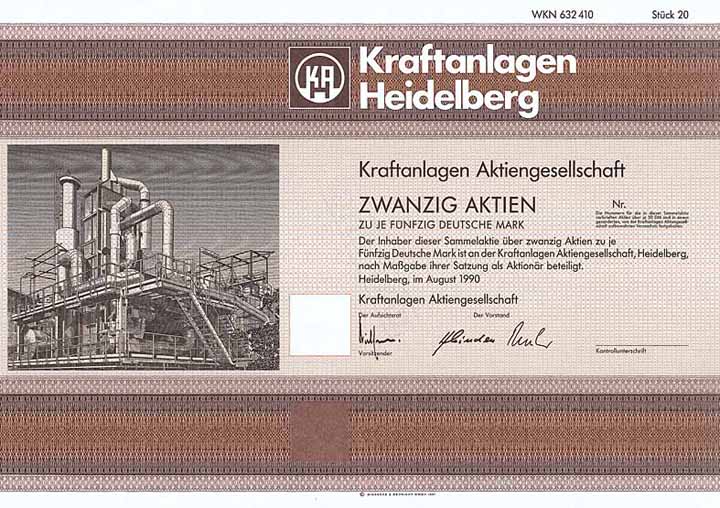 Kraftanlagen AG Heidelberg