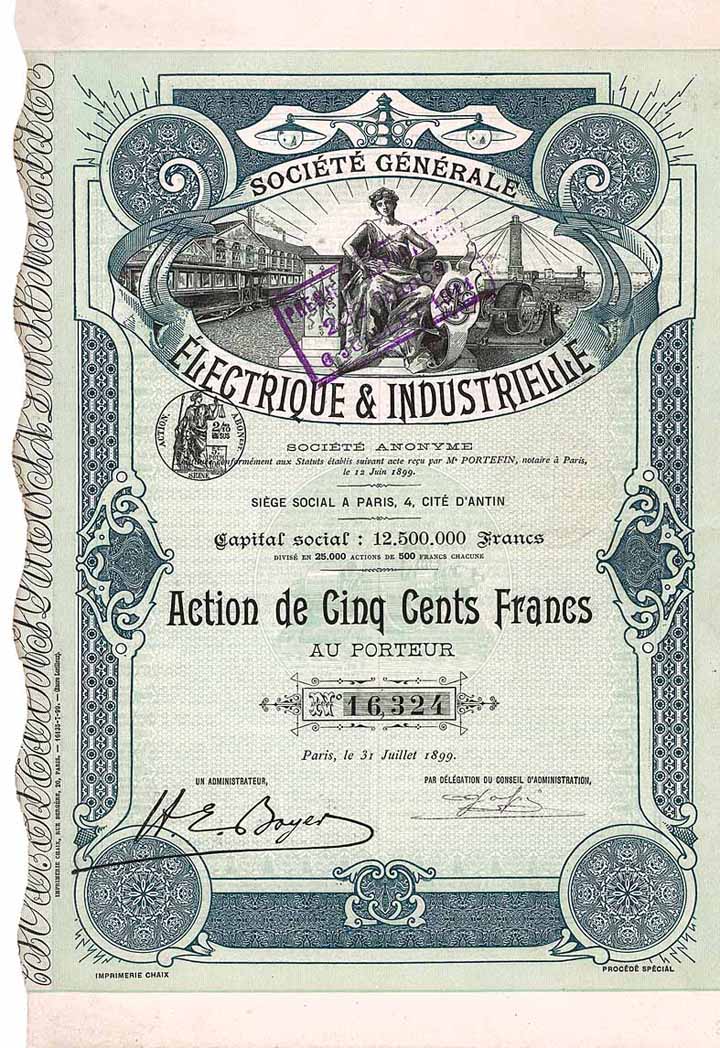 Soc. Gen. Électrique & Industrielle S.A.