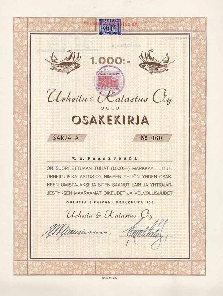 Urheilu & Kalastus Oy
