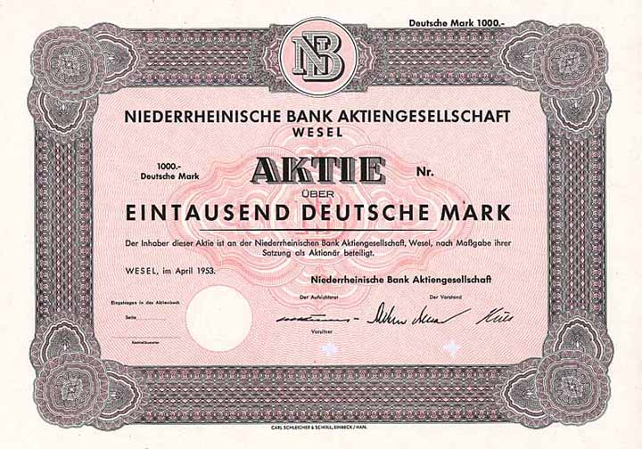 Niederrheinische Bank AG