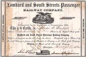 Lombard & South Streets Passenger Railway