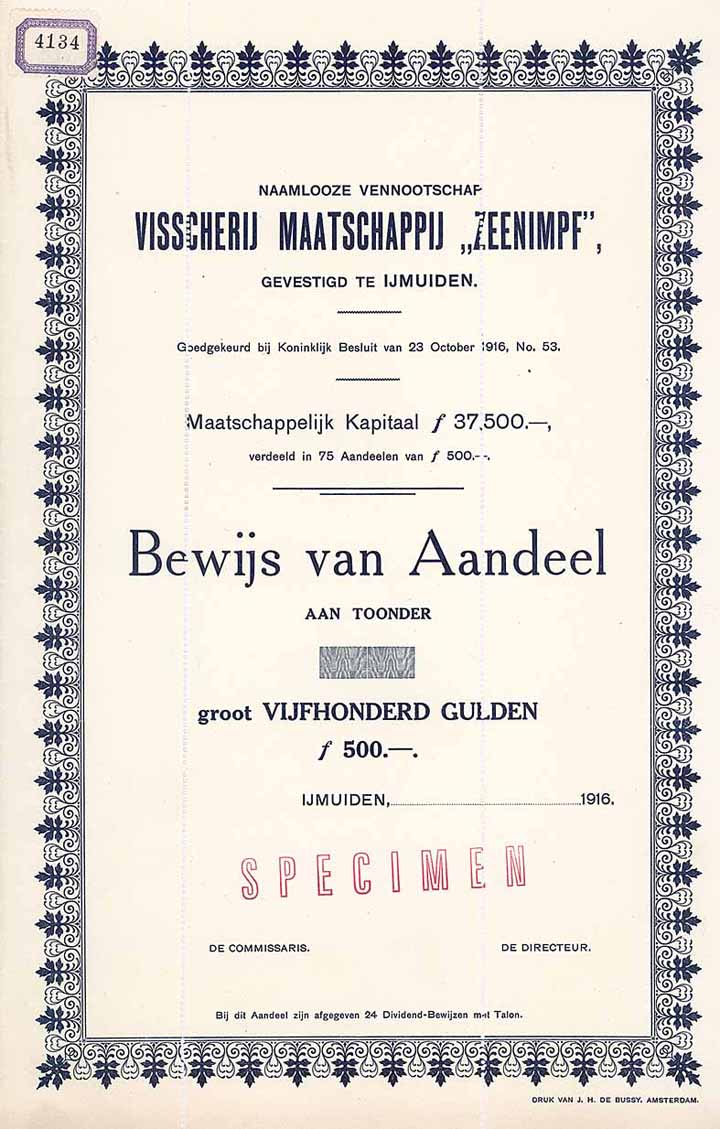 N.V. Visscherij Maatschappij “Zeenimpf”
