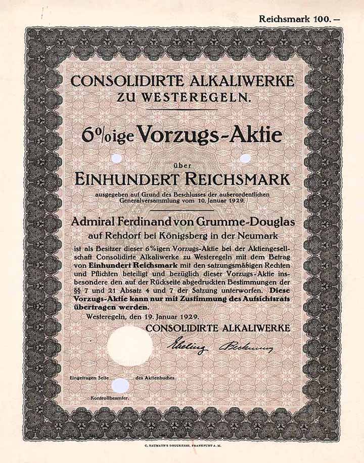 Consolidirte Alkaliwerke