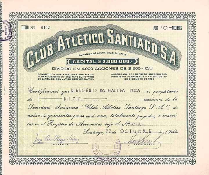 Club Atletico Santiago S.A.