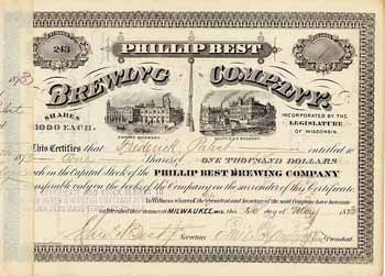 Phillip Best Brewing Co. (OU Frederick Pabst + Charles Best)